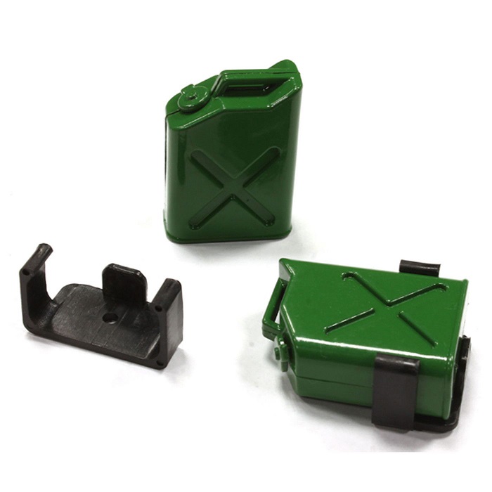 Team Integy 1/10 Scale Jerry Can Fuel Tank (2) Green